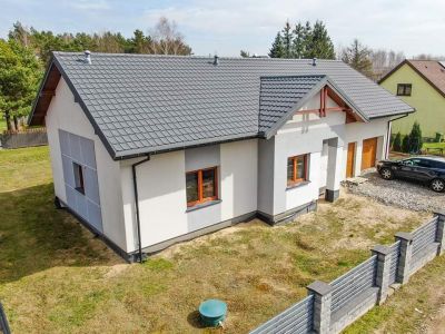 Piękny i nowoczesny dom nad Narwią